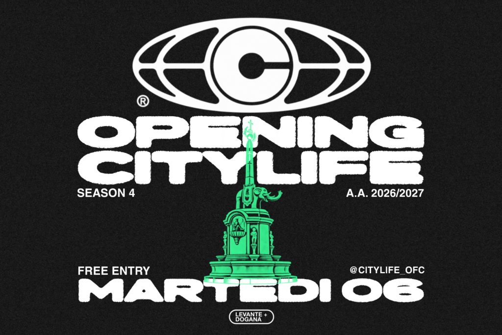 CityLife: il Martedì Universitario // Inaugurazione Quarta Stagione – 6 Ottobre